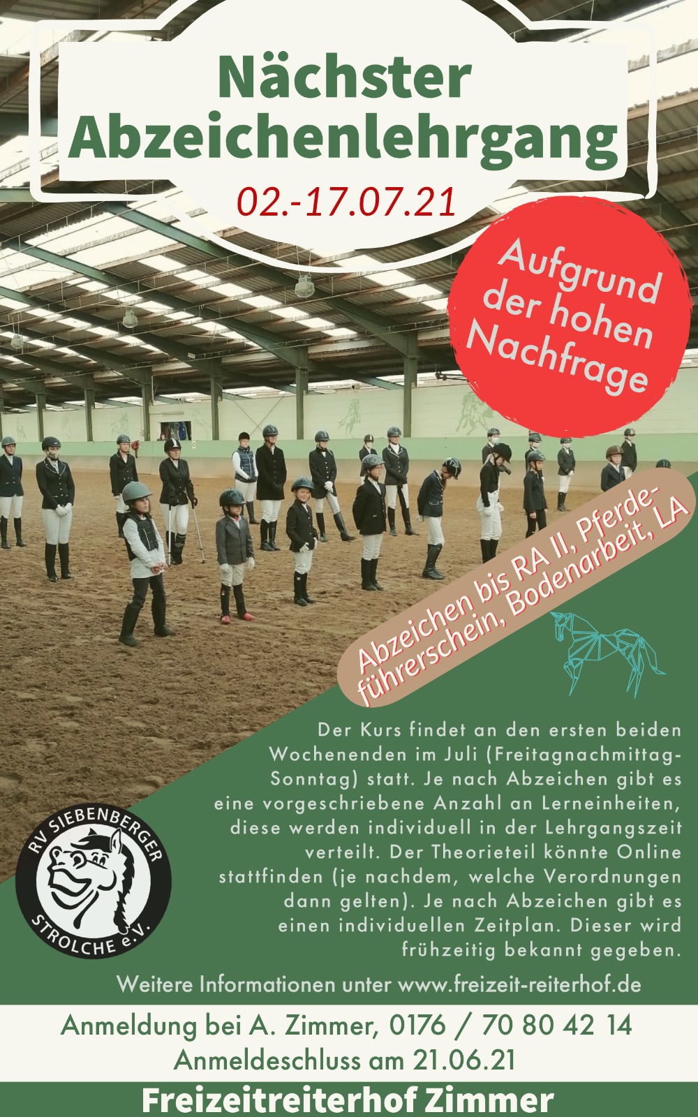 Read more about the article Lehrgang Reitabzeichen