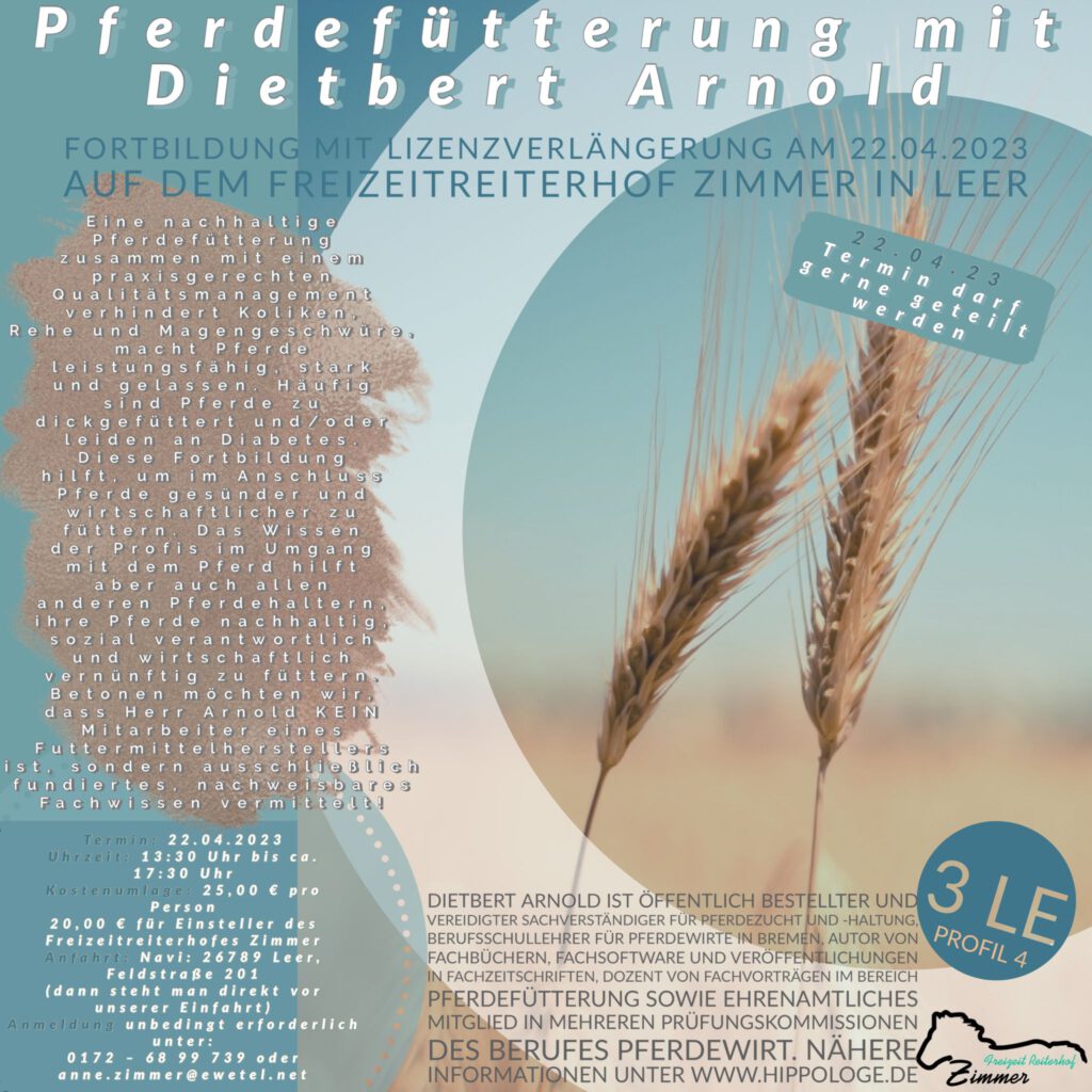 Pferdefütterung bei Dietbert Arnold